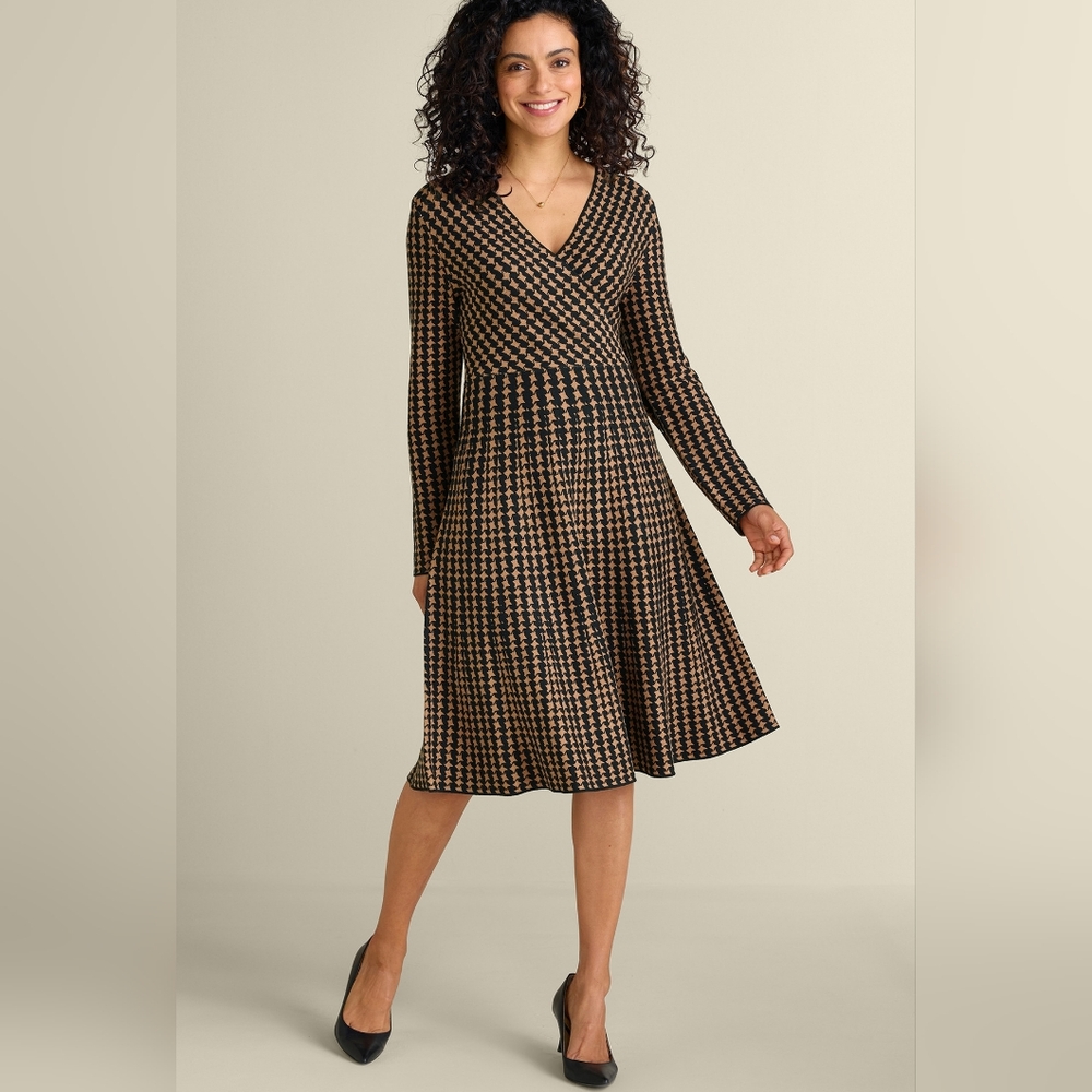 Soft Surroundings Aida Surplice Dress Size L